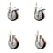 Service Caster 5 Inch 316SS Maroon Polyurethane 1/2 Inch Threaded Stem Caster Lock Brake, 2PK SS316TSTTL20S514-PPUB-MRN-121315-2S2 - alternate 1